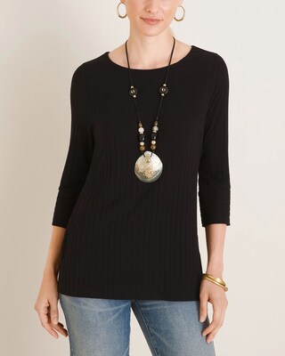 Dobby Rib Knit Top