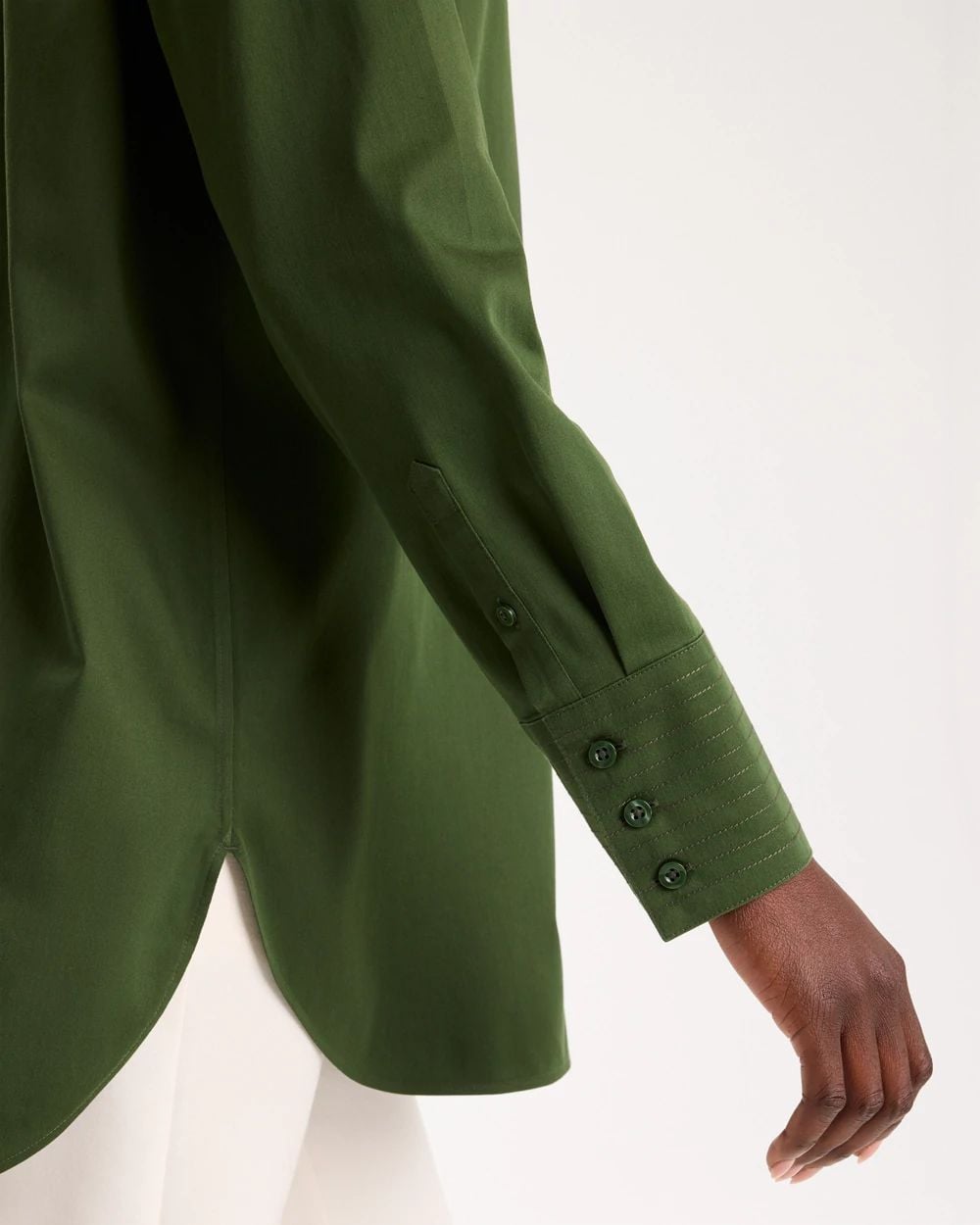 No Iron™ Stretch Trapunto Stitch Tunic click to view larger image.