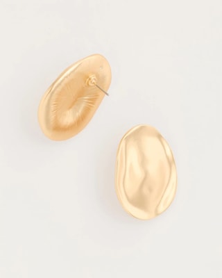 Golden Stud Earrings click to view larger image.