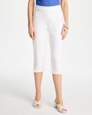 Pull-On Capri Jeans