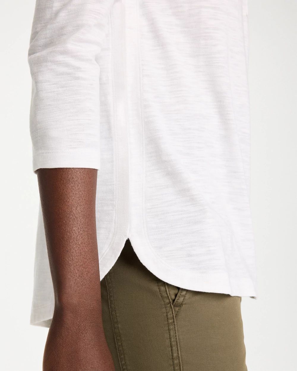Cotton Slub Tee click to view larger image.