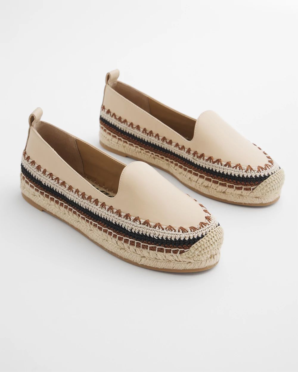 Crochet Slip On Flats click to view larger image.