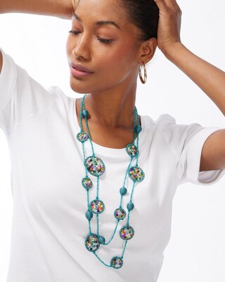 Long Double-Strand Necklace