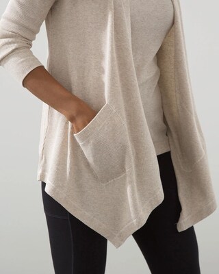 Zenergy Waffle Knit Cardigan