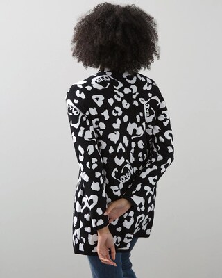 Leopard Love Double Knit Cardigan