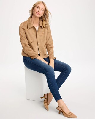 Bejeweled Long-Sleeve Chore Jacket click to view larger image.