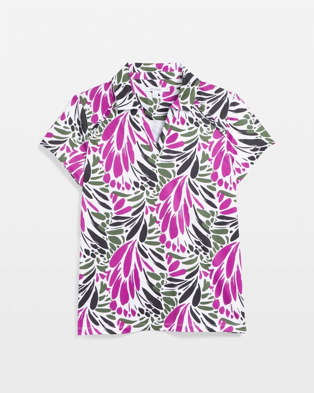 Zenergy® UPF Ruffle Front Polo