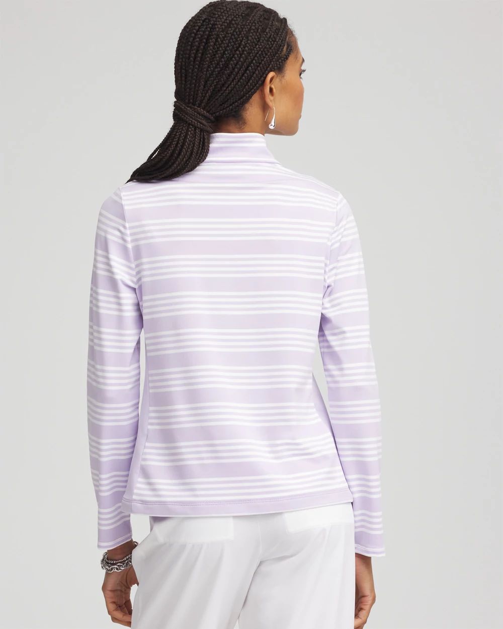 Zenergy® UPF Stripe Long Sleeve Top