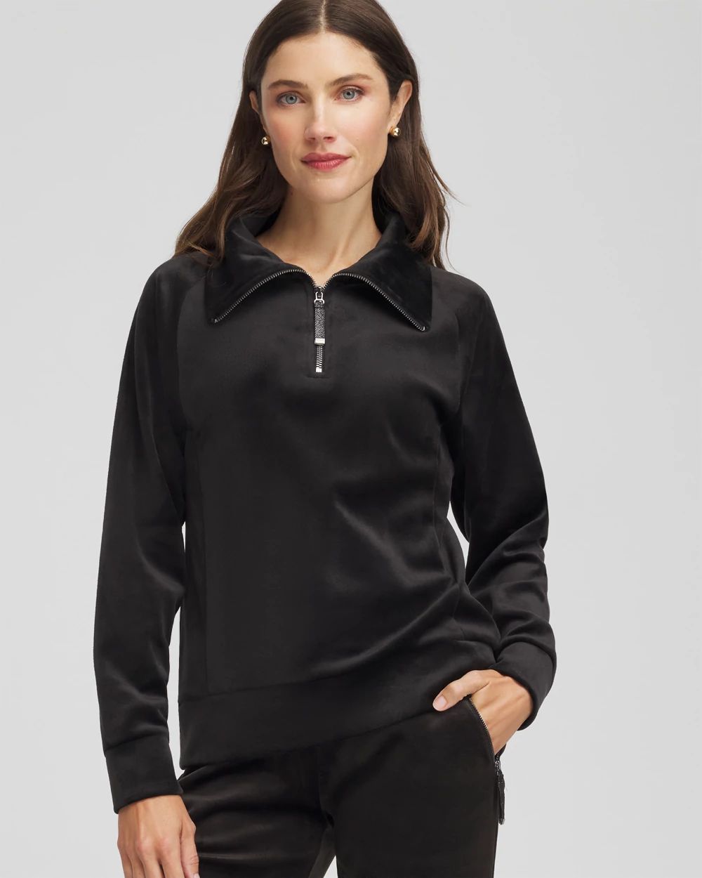 Zenergy® Velour Pullover