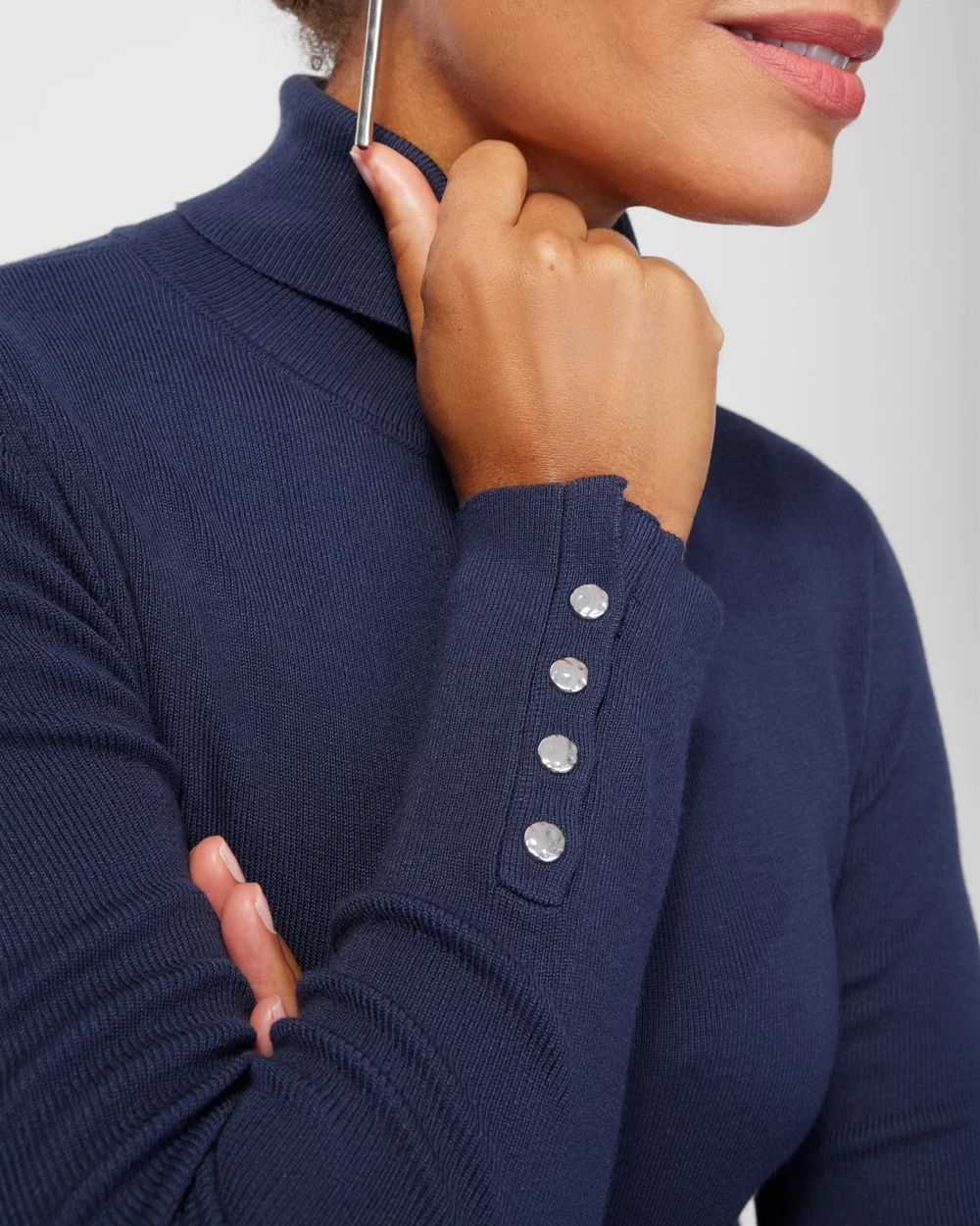 Ella Turtleneck Sweater click to view larger image.