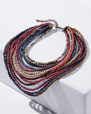 Beaded Multistrand Necklace