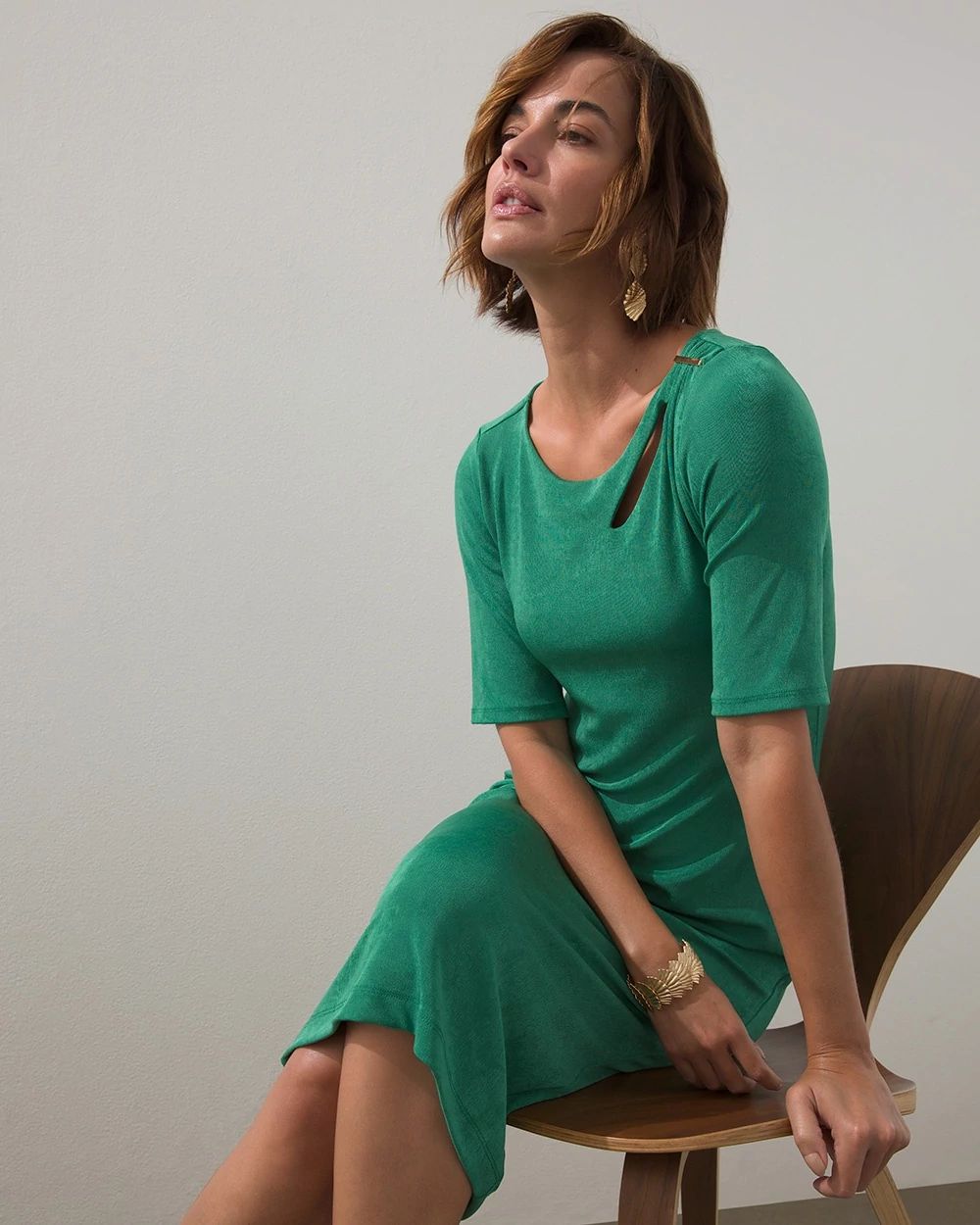 Travelers Keyhole Classic Dress