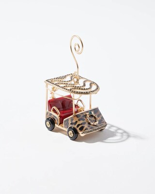 Leopard Golf Cart Ornament
