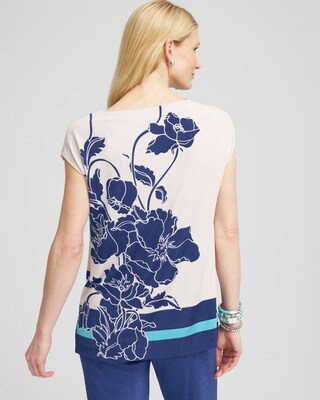 Travelers™ Wildflower Cap-Sleeved Tunic click to view larger image.