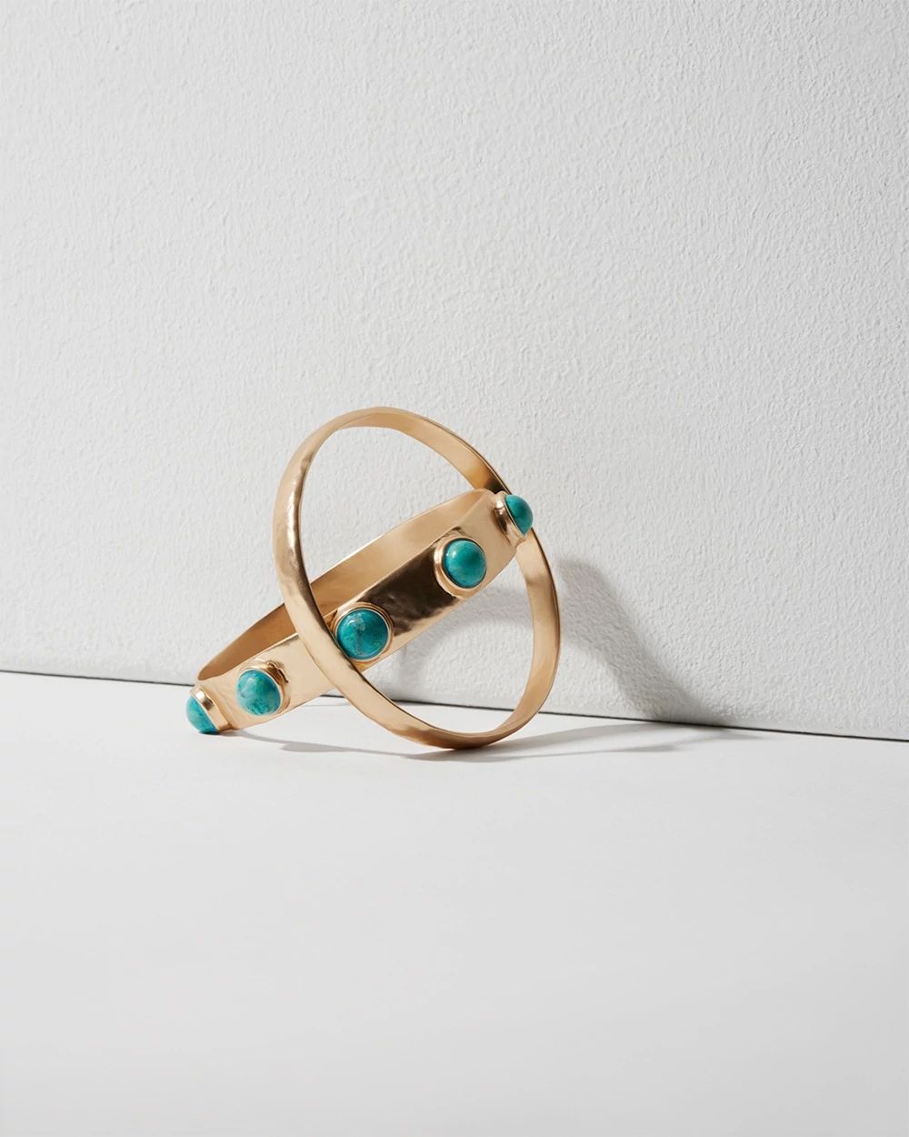 Howlite Bangle Bracelet Set