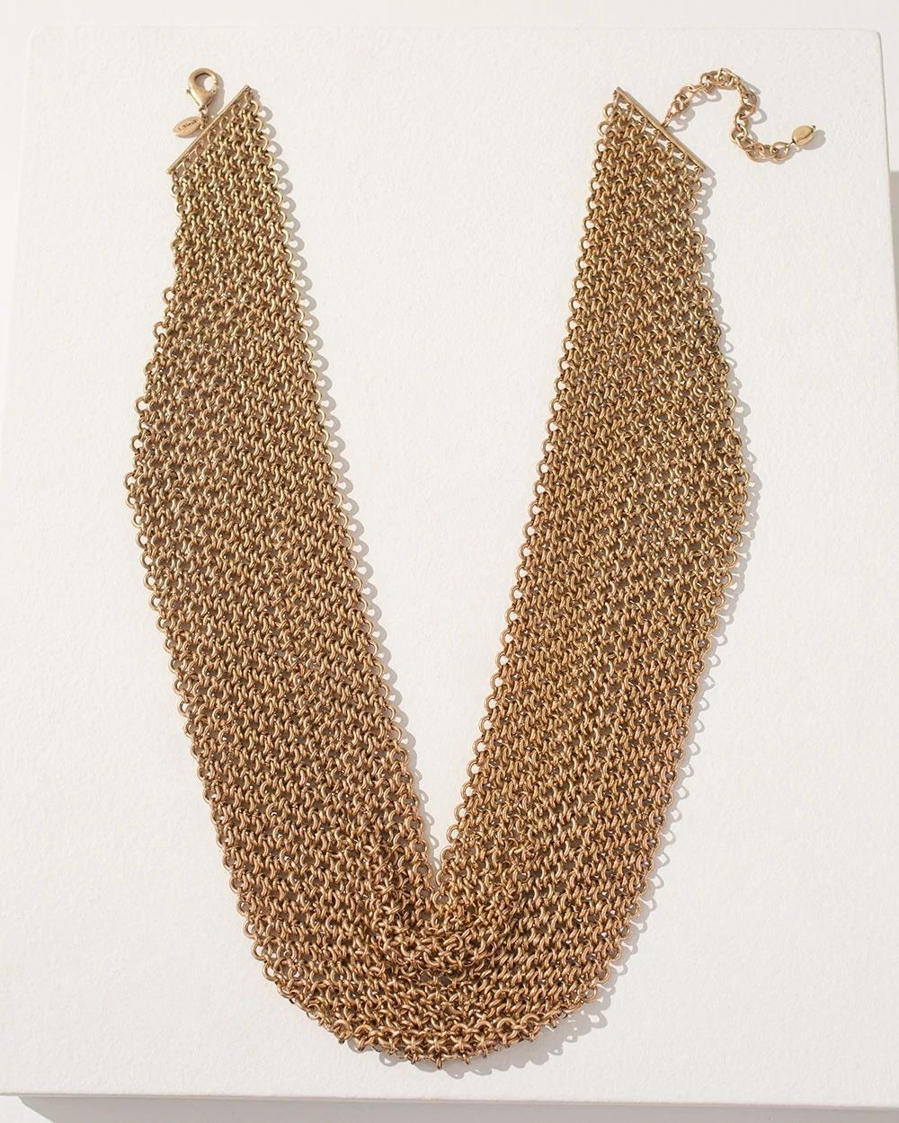 Mesh Chain Scarf Necklace