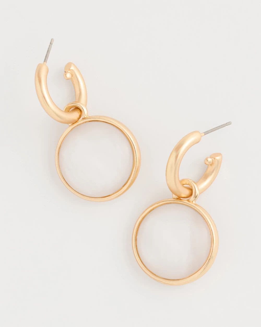 Swan Mini Charm Earrings