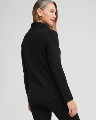Zenergy Luxe® Cashmere Blend Cowl Sweater click to view larger image.