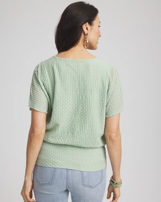 Jacquard Banded Hem Top click to view larger image.