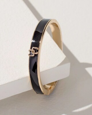 Thin Hinged Bangle Bracelet