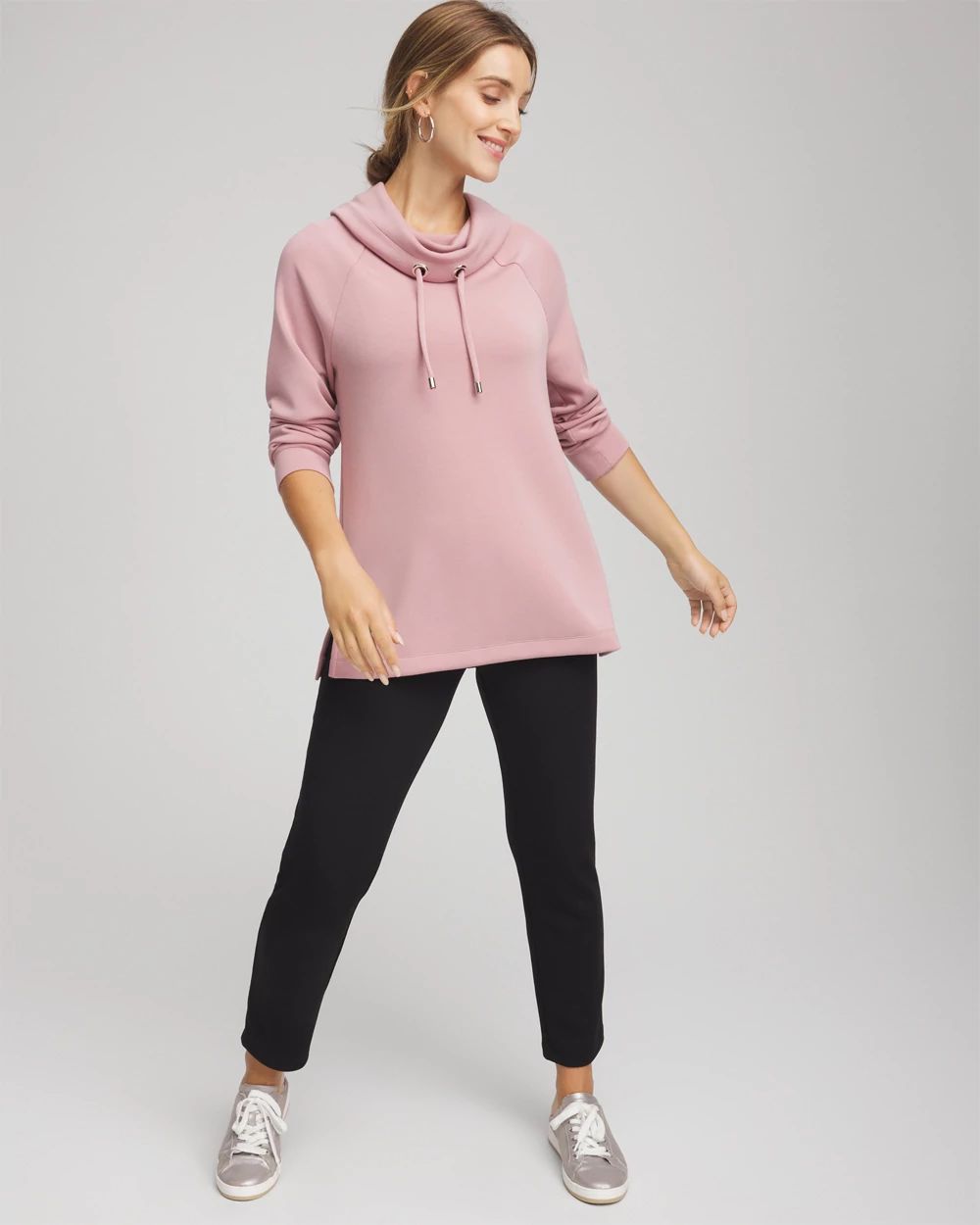 Zenergy® Scuba Bungee Cowlneck Tunic