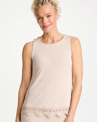 Travelers™ Scallop Lace Tank