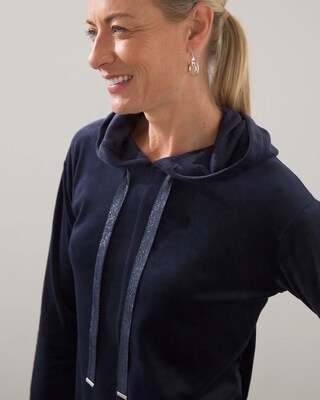 Zenergy Velour Hooded Tunic