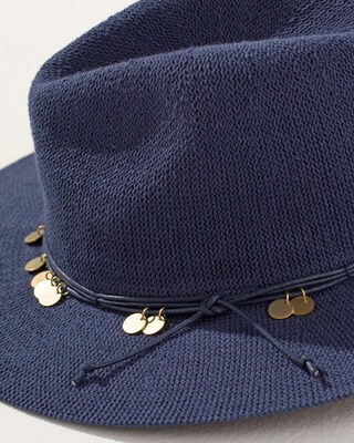 Coin Trim Knit Fedora