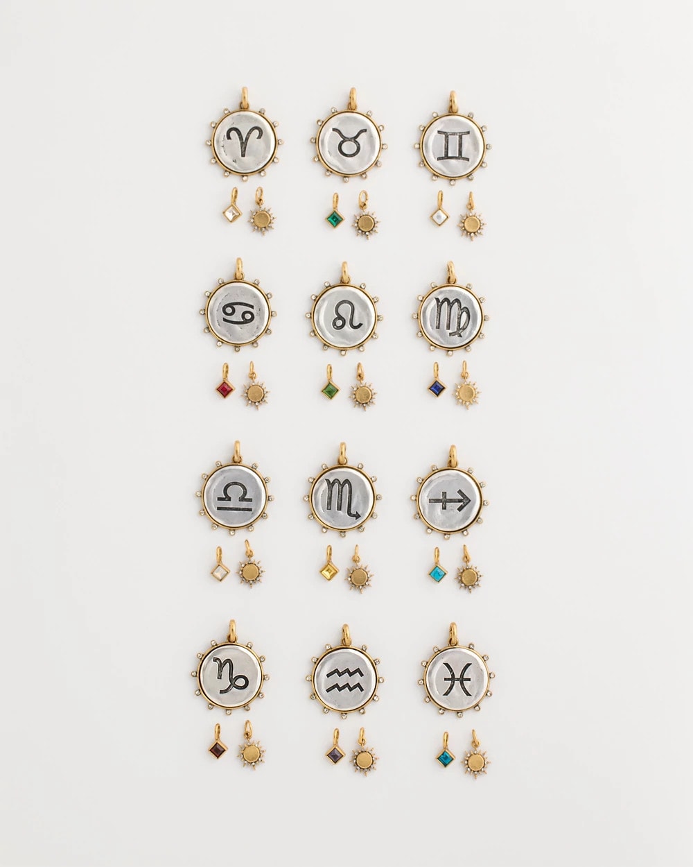 Gemini Zodiac Charm Pendant