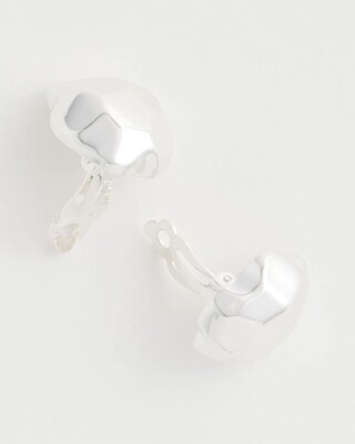 Hammered Clip-On Earrings click to view larger image.