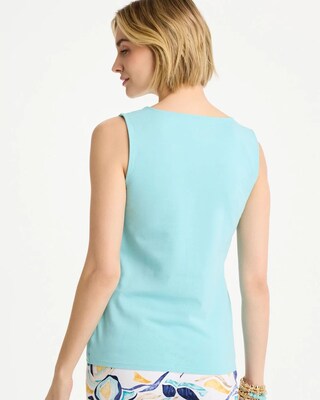 Contour Cotton™ Square Neck Tank click to view larger image.