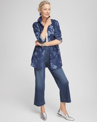 No Iron™ Floral Tunic click to view larger image.