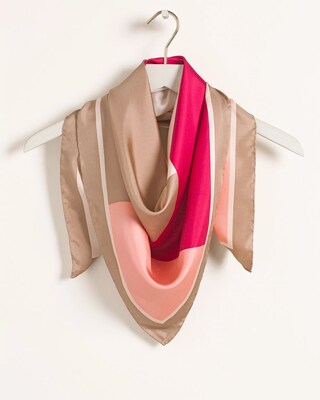 Silk Printed Square Scarf