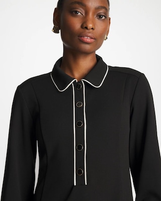 Piping Shirtdress click to view larger image.