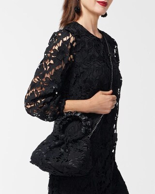Embroidered Lace Handbag