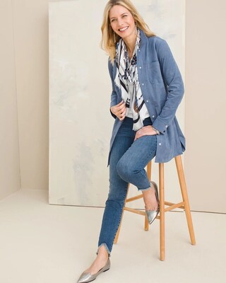 Frayed Hem Pull-On Jegging