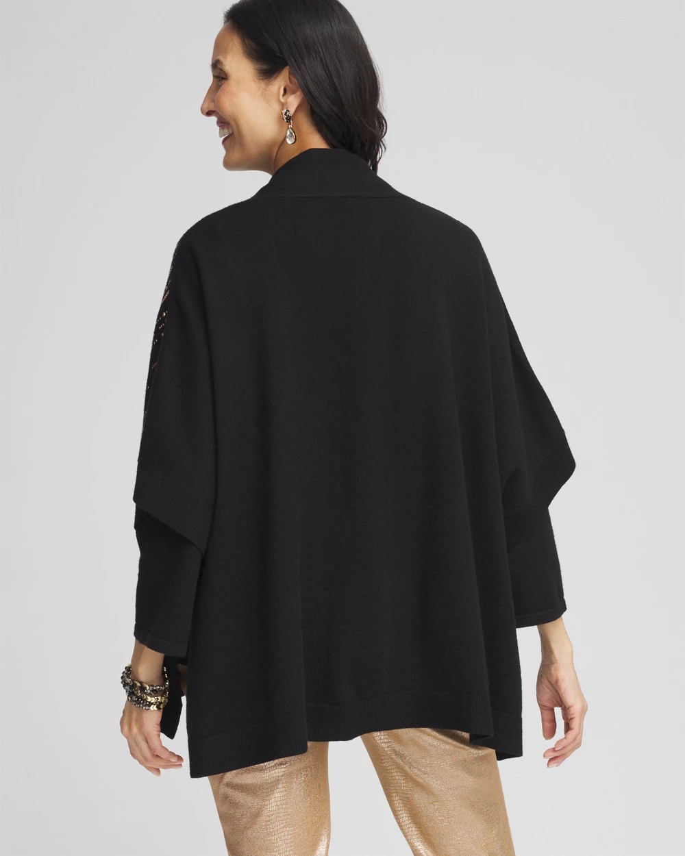 Rose Gold Sequin Ruana