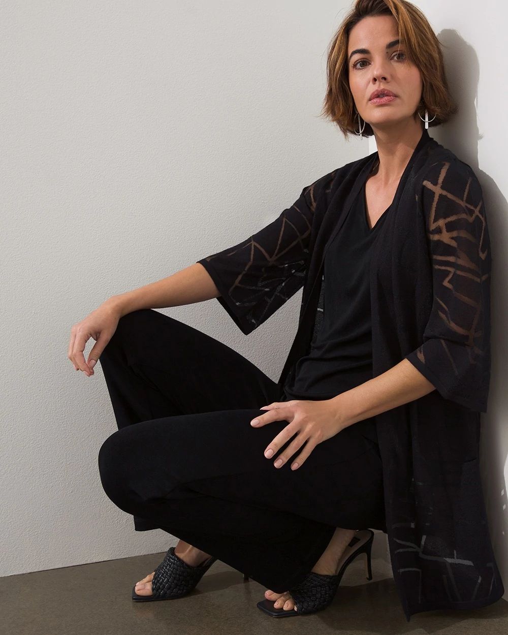 Travelers Collection Burnout Cardigan