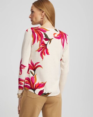 Lily V-neck Pullover Sweater click to view larger image.