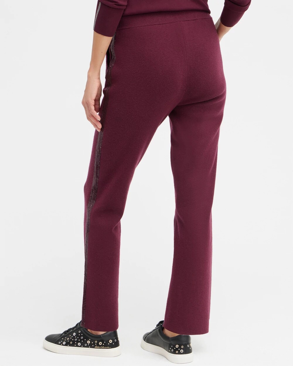 Zenergy Luxe Cashmere Blend Sequin Pants