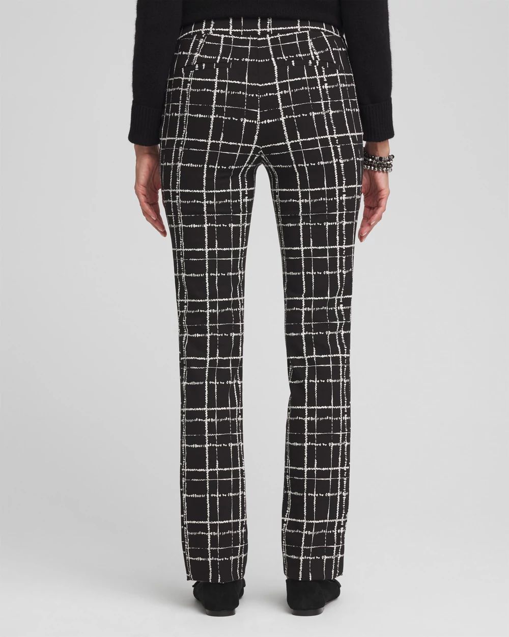 Brigitte Plaid Slim Pants