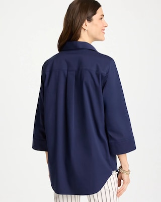 No Iron™ Stretch Popover Tunic click to view larger image.