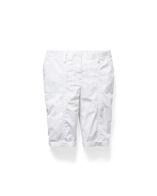 No-Stain White Cargo Shorts