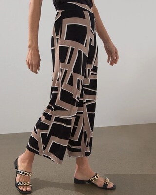 Travelers Abstract Print Crops