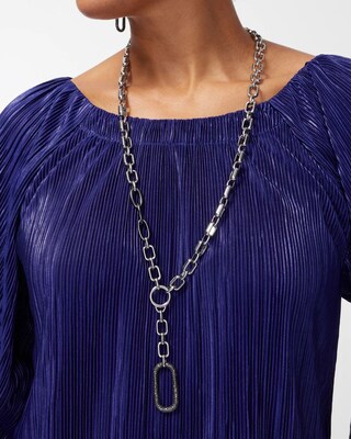 Pavé Y-Necklace