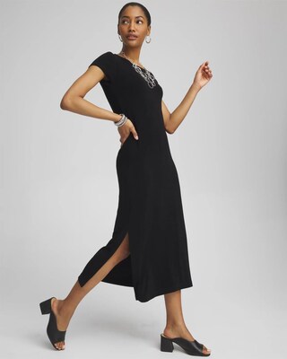 Travelers Classic Short Sleeve Maxi Dress click to view larger image.