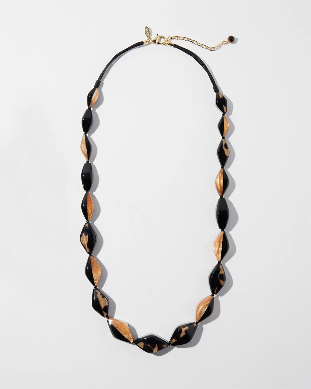 Animal Print Single Strand Necklace