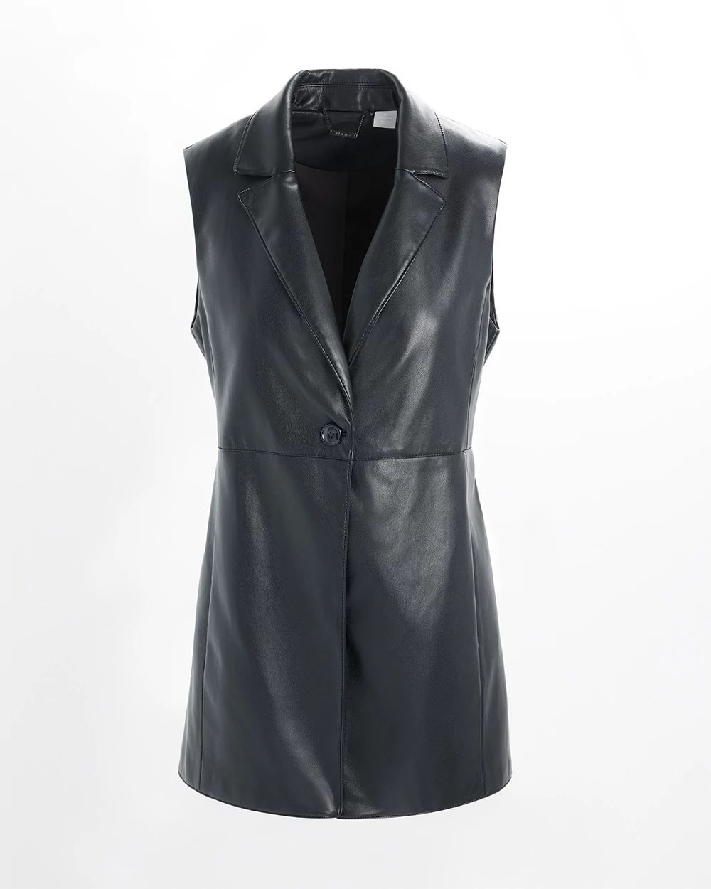 Faux Leather Vest