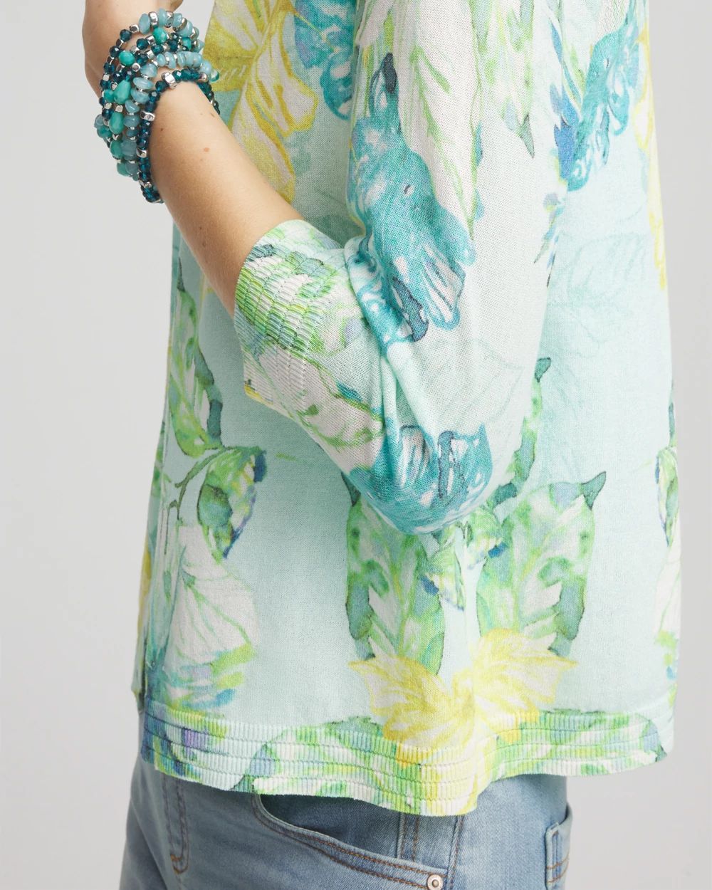 Tropical Summer Romance Short Cardigan