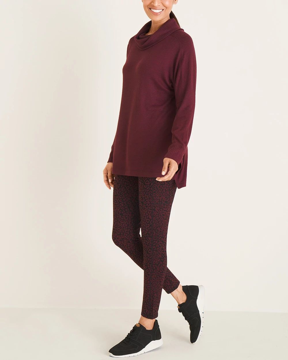 Zenergy So Slimming Animal-Print Side-Pocket Leggings